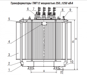 характеристика тмг 250 10. трансформатор тмг-250/10-у1. характеристика тмг 250 10. 4. тмг 250 габариты.